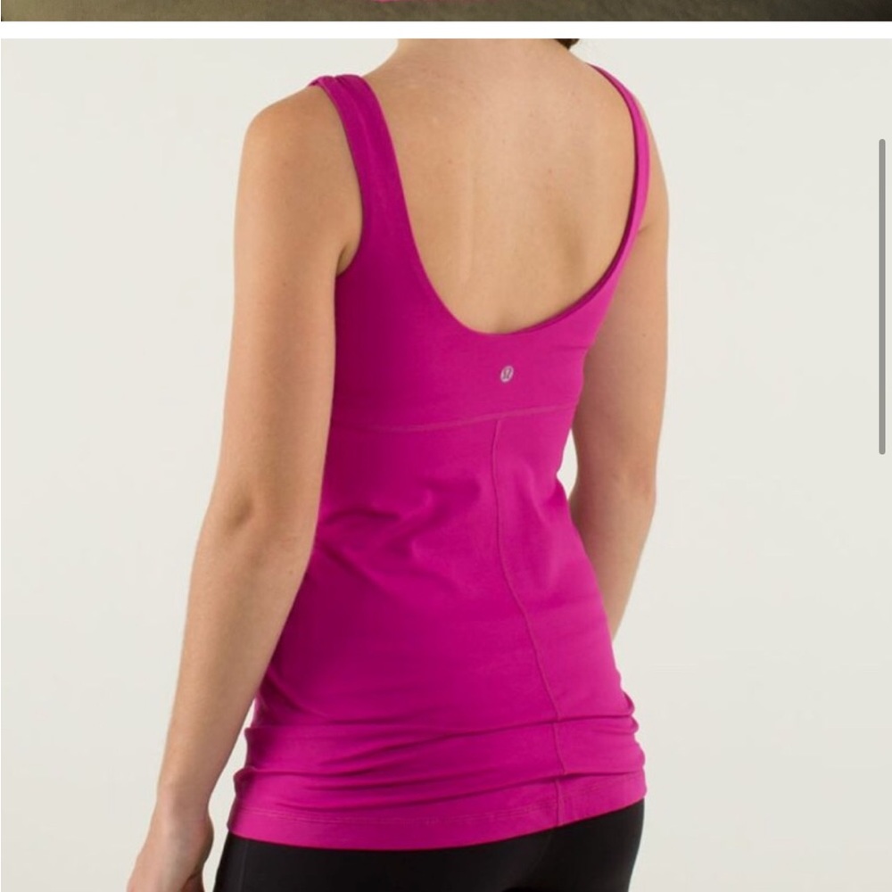 Lululemon scoop back tank